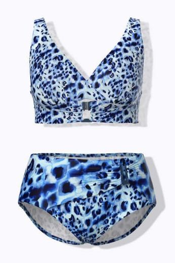 Moda za polnejše Kupaći kostim dvodijelni mekanih košarica plus velikost, xxl, Ulla Popken in Johann Popken (JP1880)