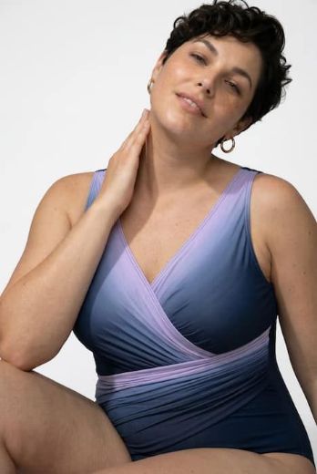 Moda za polnejše Kupaći kostim jednodijelni mekanih košarica plus velikost, xxl, Ulla Popken in Johann Popken (JP1880)