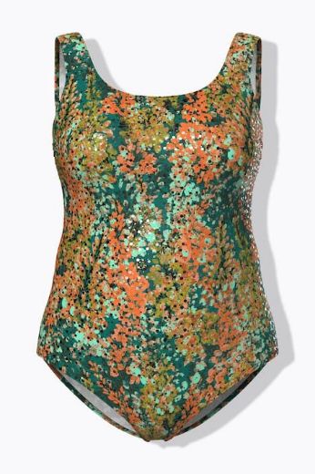 Moda za polnejše Kupaći kostim cvjetni uzorak plus velikost, xxl, Ulla Popken in Johann Popken (JP1880)