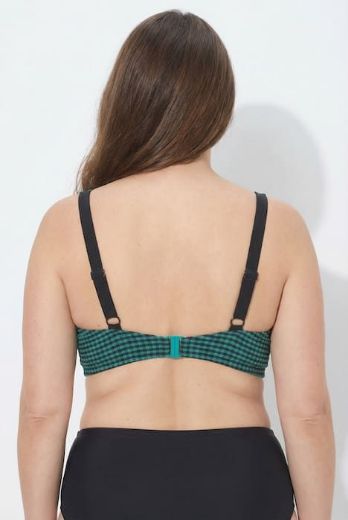 Moda za polnejše Kupaći kostim dvodijelni mekanih košarica s ukrasnom kopčom plus velikost, xxl, Ulla Popken in Johann Popken (JP1880)