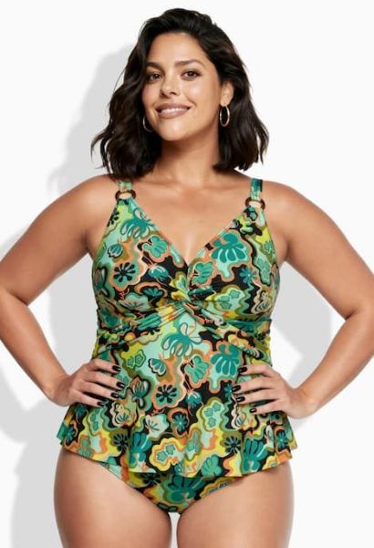 Slika Tankini mekanih košarica podesivih naramenica