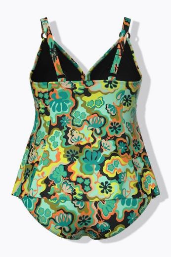 Moda za polnejše Tankini mekanih košarica podesivih naramenica plus velikost, xxl, Ulla Popken in Johann Popken (JP1880)