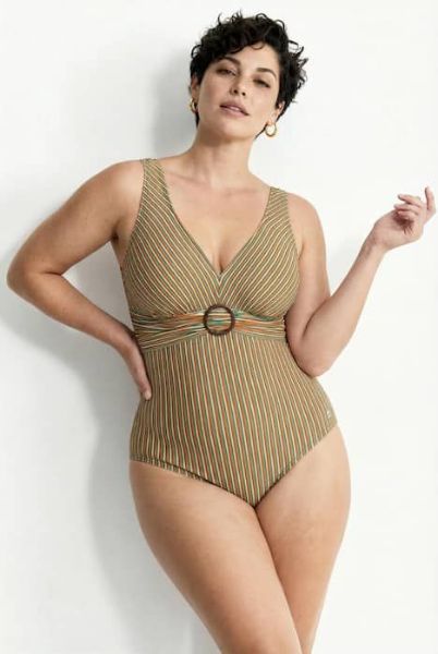 Slika Kupaći kostim jednodijelni s ukrasom