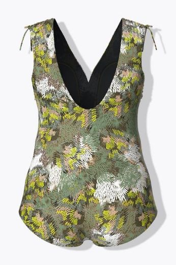 Moda za polnejše Kupaći kostim jednodijelni mekanih košarica plus velikost, xxl, Ulla Popken in Johann Popken (JP1880)