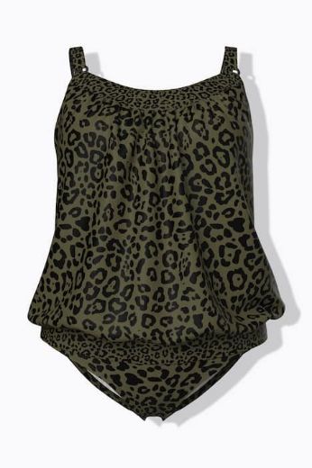 Moda za polnejše Kupaći kostim Tankini mekanih košarica elastičnog ruba plus velikost, xxl, Ulla Popken in Johann Popken (JP1880)