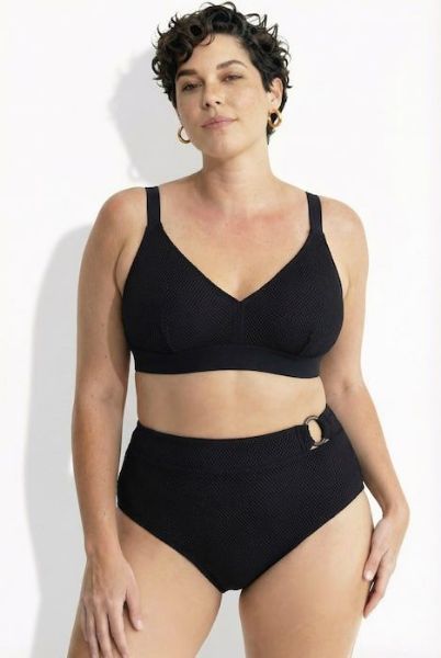 Slika Kupaći kostim dvodijelni mekanih košarica mrežasti detalji