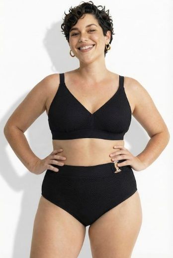 Moda za polnejše Kupaći kostim dvodijelni mekanih košarica mrežasti detalji plus velikost, xxl, Ulla Popken in Johann Popken (JP1880)