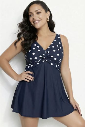 Moda za polnejše Kupaća haljina mekanih košarica plus velikost, xxl, Ulla Popken in Johann Popken (JP1880)