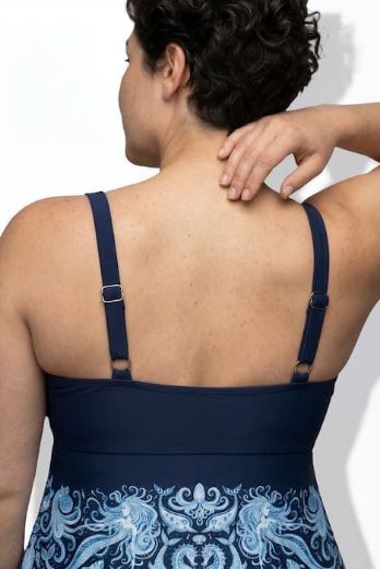 Moda za polnejše Kupaća haljina mekanih košarica plus velikost, xxl, Ulla Popken in Johann Popken (JP1880)