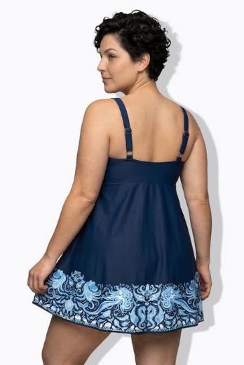 Moda za polnejše Kupaća haljina mekanih košarica plus velikost, xxl, Ulla Popken in Johann Popken (JP1880)