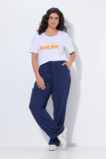 Moda za polnejše Hlače širokih nogavica elastičnog strukaa plus velikost, xxl, Ulla Popken in Johann Popken (JP1880)