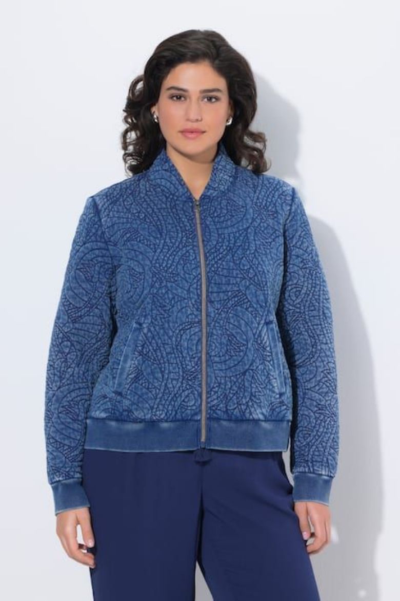 Moda za polnejše Jakna lagana s patentnim zatvaračem plus velikost, xxl, Ulla Popken in Johann Popken (JP1880)