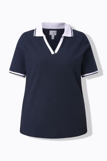 Moda za polnejše Majica polo kratkih rukava plus velikost, xxl, Ulla Popken in Johann Popken (JP1880)