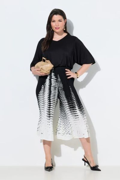 Slika Hlače elegantne širokih nogavica elastičnog struka