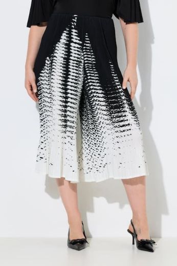 Moda za polnejše Hlače širokih nogavica elastičnog strukaa plus velikost, xxl, Ulla Popken in Johann Popken (JP1880)