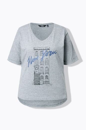 Moda za polnejše Majica kratkih rukava šireg kroja plus velikost, xxl, Ulla Popken in Johann Popken (JP1880)