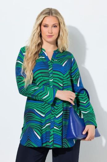 Moda za polnejše Bluza dugih rukava produženog kroja plus velikost, xxl, Ulla Popken in Johann Popken (JP1880)