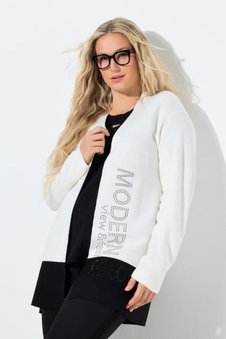 Moda za polnejše Kardigan 3/4 rukava plus velikost, xxl, Ulla Popken in Johann Popken (JP1880)