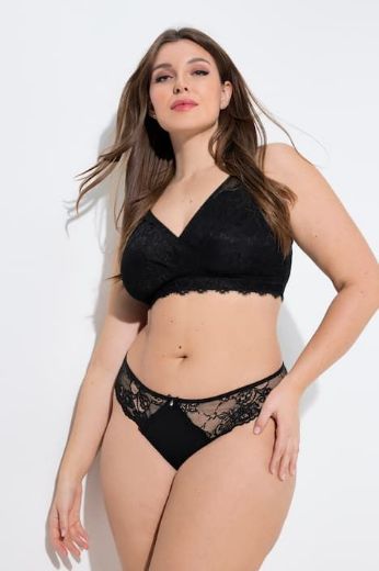 Moda za polnejše Gaćice tange 3 komada plus velikost, xxl, Ulla Popken in Johann Popken (JP1880)