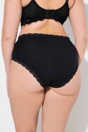 Moda za polnejše Gaćice midi 3 komada plus velikost, xxl, Ulla Popken in Johann Popken (JP1880)