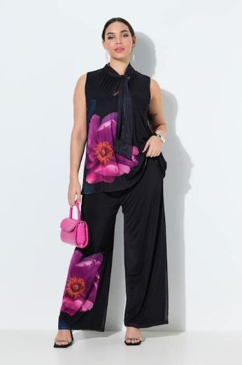 Moda za polnejše Hlače od šifona širokih nogavica plus velikost, xxl, Ulla Popken in Johann Popken (JP1880)