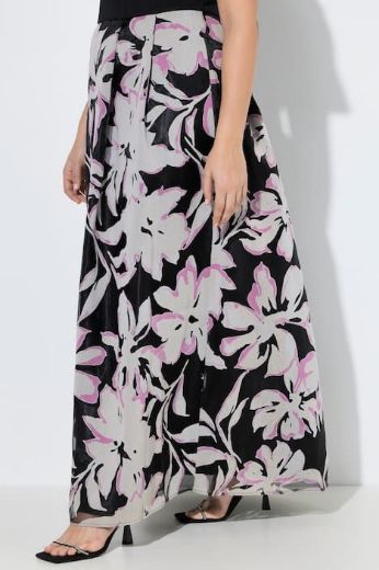 Moda za polnejše Haljina maxi kratkih rukava plus velikost, xxl, Ulla Popken in Johann Popken (JP1880)