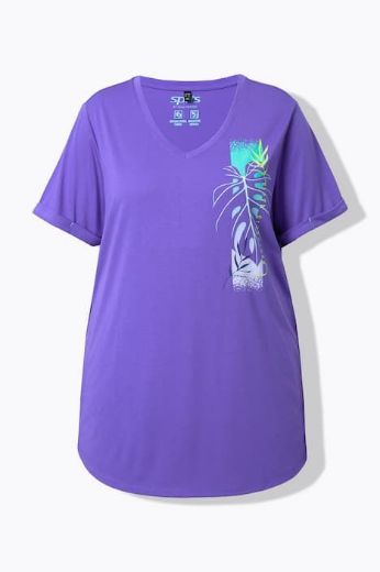 Moda za polnejše Majica kratkih rukava V ovratnika plus velikost, xxl, Ulla Popken in Johann Popken (JP1880)