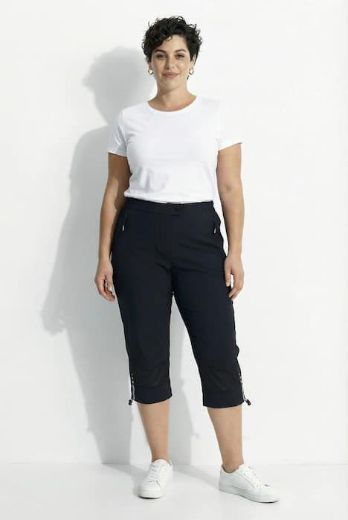 Moda za polnejše Hlače capri vodoodbojne plus velikost, xxl, Ulla Popken in Johann Popken (JP1880)