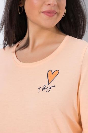 Moda za polnejše Majica kratkih rukava plus velikost, xxl, Ulla Popken in Johann Popken (JP1880)