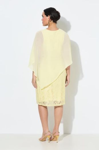 Moda za polnejše Haljina 3/4 rukava A kroja plus velikost, xxl, Ulla Popken in Johann Popken (JP1880)