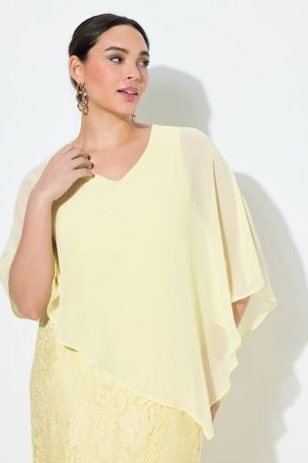 Moda za polnejše Haljina 3/4 rukava A kroja plus velikost, xxl, Ulla Popken in Johann Popken (JP1880)