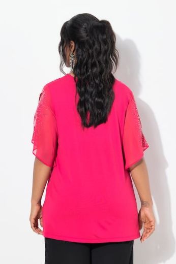 Moda za polnejše Bluza elegantna s ukrasnim dodacima plus velikost, xxl, Ulla Popken in Johann Popken (JP1880)