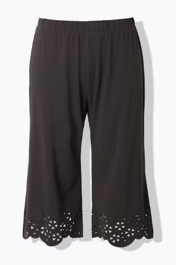 Moda za polnejše Hlače capri pamučne sa čipkastim detaljima plus velikost, xxl, Ulla Popken in Johann Popken (JP1880)