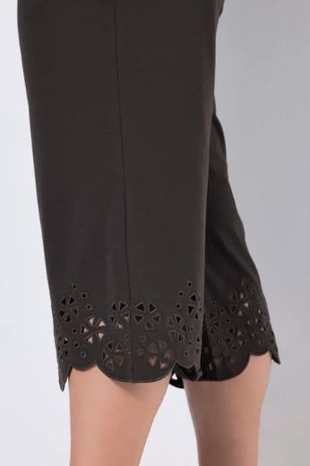 Moda za polnejše Hlače capri pamučne sa čipkastim detaljima plus velikost, xxl, Ulla Popken in Johann Popken (JP1880)
