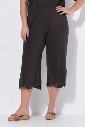 Moda za polnejše Hlače capri pamučne sa čipkastim detaljima plus velikost, xxl, Ulla Popken in Johann Popken (JP1880)