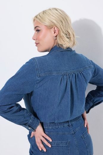 Moda za polnejše Kombinezon traper plus velikost, xxl, Ulla Popken in Johann Popken (JP1880)