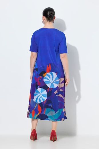 Moda za polnejše Haljina midi poludugih rukava V izrez plus velikost, xxl, Ulla Popken in Johann Popken (JP1880)