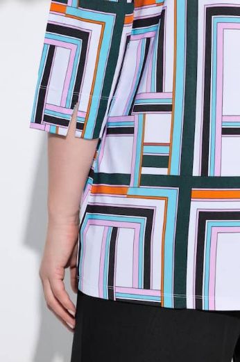 Moda za polnejše Košulja 3/4 rukava plus velikost, xxl, Ulla Popken in Johann Popken (JP1880)