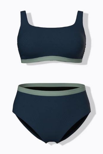 Moda za polnejše Kupaći kostim dvodijelni plus velikost, xxl, Ulla Popken in Johann Popken (JP1880)