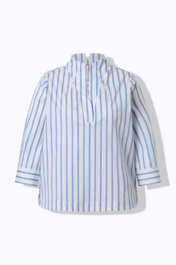 Moda za polnejše Tunika 3/4 rukavi prugasta plus velikost, xxl, Ulla Popken in Johann Popken (JP1880)