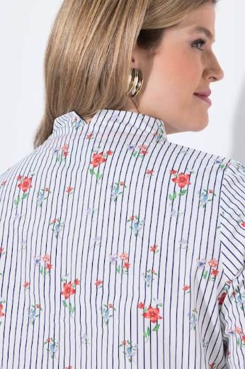 Moda za polnejše Bluza dugi rukavi V izrez plus velikost, xxl, Ulla Popken in Johann Popken (JP1880)