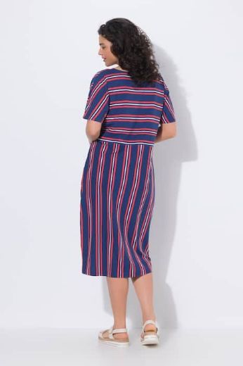 Moda za polnejše Haljina midi polurukavi prugasta plus velikost, xxl, Ulla Popken in Johann Popken (JP1880)