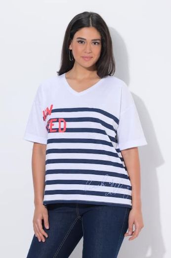 Moda za polnejše Majica kratkih rukava šireg kroja plus velikost, xxl, Ulla Popken in Johann Popken (JP1880)