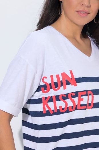 Moda za polnejše Majica kratkih rukava šireg kroja plus velikost, xxl, Ulla Popken in Johann Popken (JP1880)