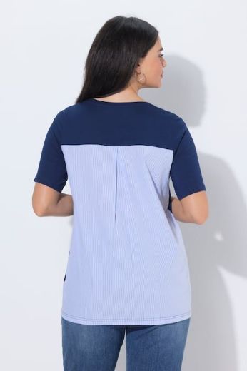 Moda za polnejše Majica kratkih rukava plus velikost, xxl, Ulla Popken in Johann Popken (JP1880)