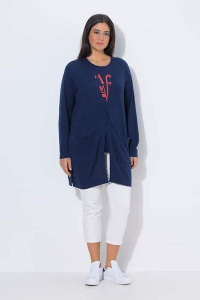 Slika Majica s patentom dugih rukava V izreza