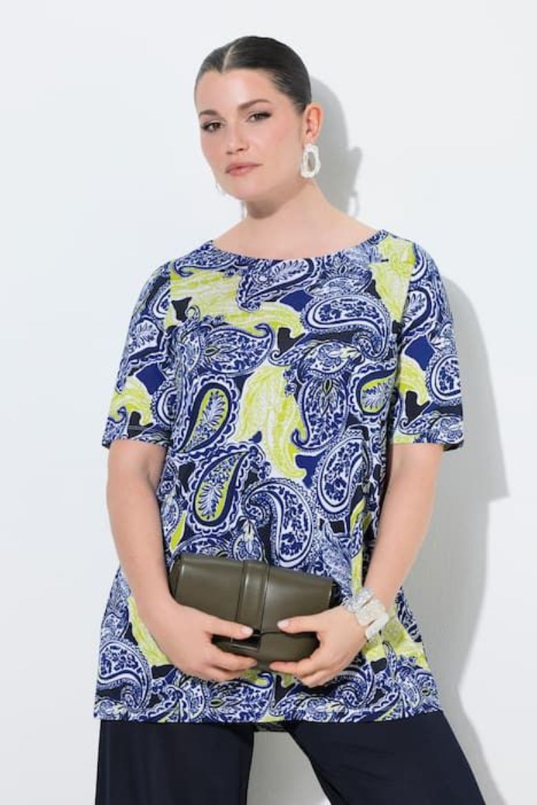 Moda za polnejše Bluza kratkih rukava plus velikost, xxl, Ulla Popken in Johann Popken (JP1880)