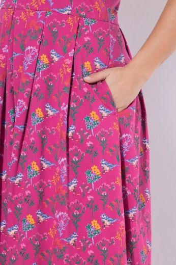 Moda za polnejše Haljina maxi kratkih rukava plus velikost, xxl, Ulla Popken in Johann Popken (JP1880)