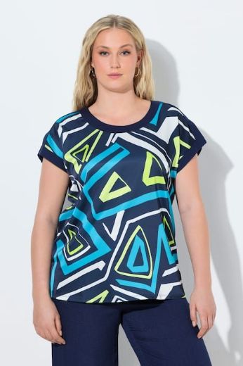 Moda za polnejše Majica kratkih rukava šireg kroja plus velikost, xxl, Ulla Popken in Johann Popken (JP1880)