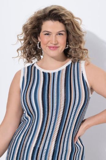 Moda za polnejše Majica bez rukava okrulog ovratnika plus velikost, xxl, Ulla Popken in Johann Popken (JP1880)